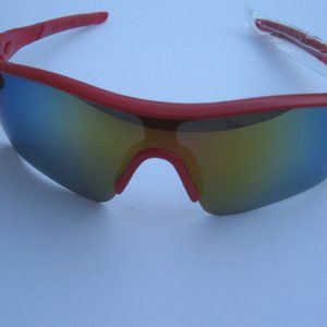 Shield Sunglasses Red (New)